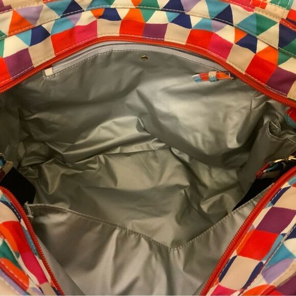 Kate Spade multi color purse baby diaper bag multi use tote washable Microfiber - Picture 8 of 14